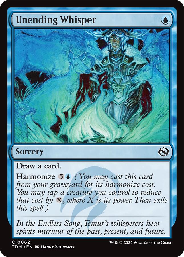 Unending Whisper [Tarkir: Dragonstorm] | Gate City Games LLC