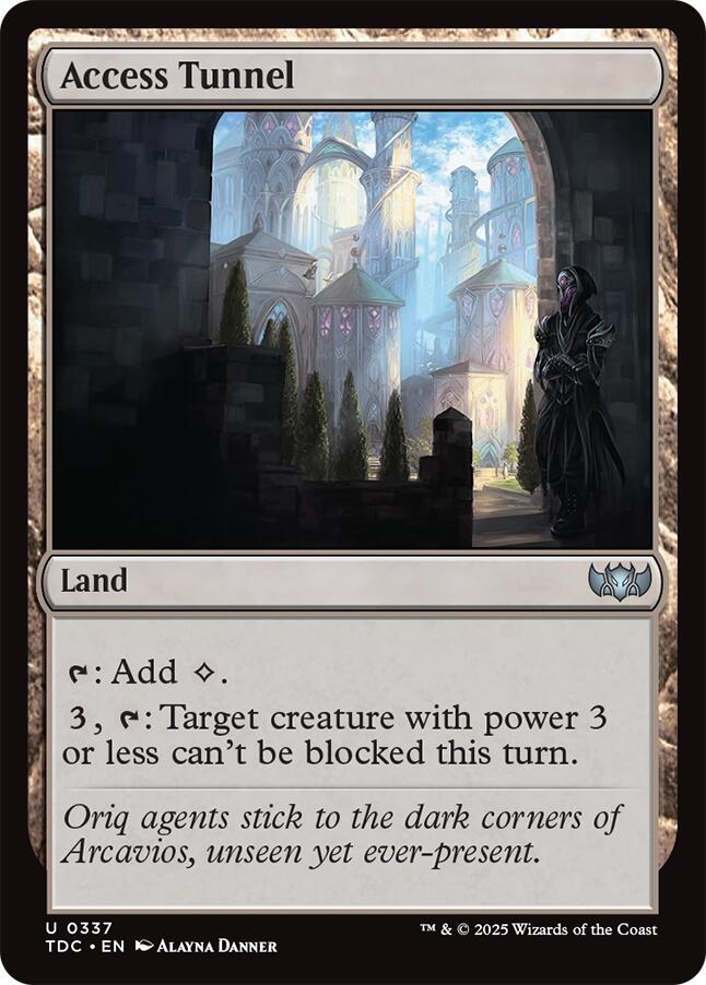 Access Tunnel [Tarkir: Dragonstorm Commander] | Gate City Games LLC