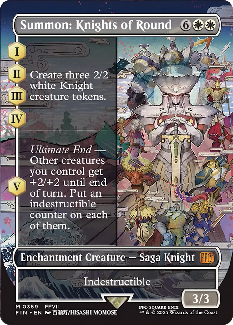 Summon: Knights of Round (Borderless) [FINAL FANTASY] | Gate City Games LLC