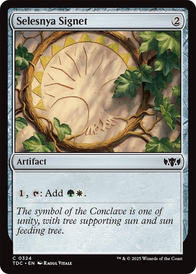 Selesnya Signet [Tarkir: Dragonstorm Commander] | Gate City Games LLC