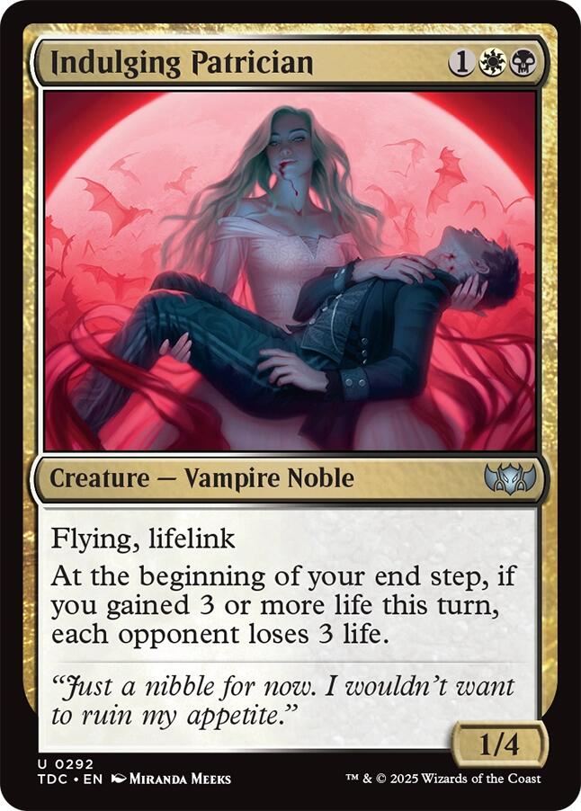 Indulging Patrician [Tarkir: Dragonstorm Commander] | Gate City Games LLC