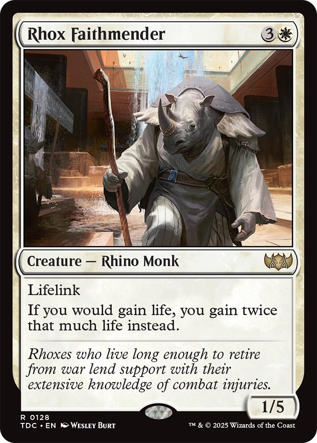 Rhox Faithmender [Tarkir: Dragonstorm Commander] | Gate City Games LLC