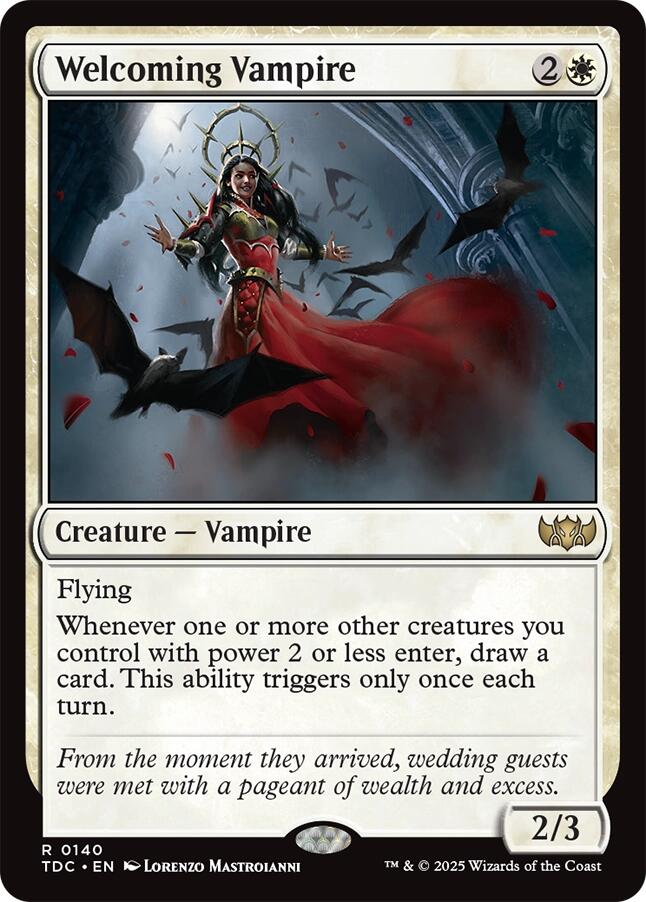 Welcoming Vampire [Tarkir: Dragonstorm Commander] | Gate City Games LLC