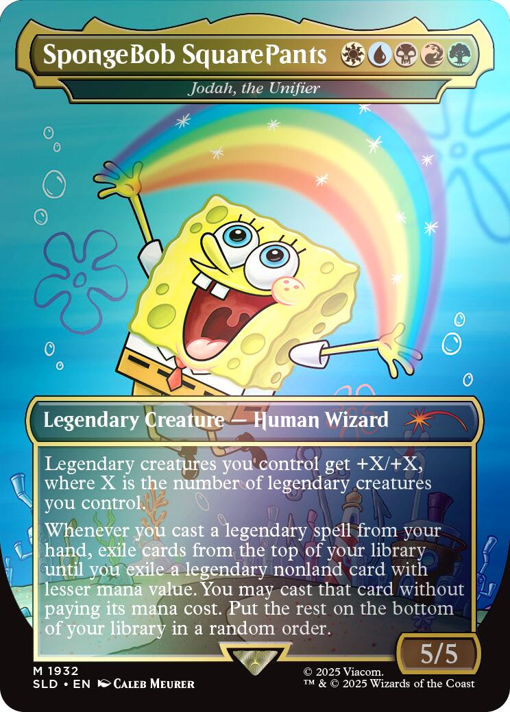 SpongeBob SquarePants - Jodah, the Unifier (Rainbow Foil) [Secret Lair Drop Series] | Gate City Games LLC