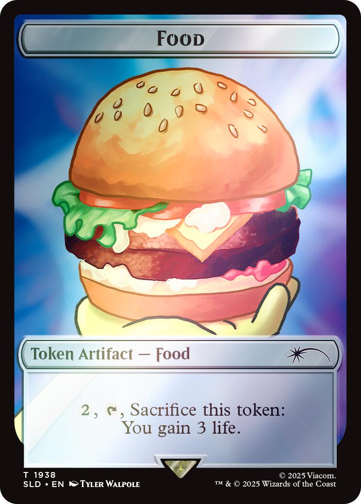 Food Token (1938) (Rainbow Foil) [Secret Lair Drop Series] | Gate City Games LLC