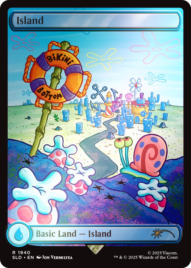 Island (1940) (Rainbow Foil) [Secret Lair Drop Series] | Gate City Games LLC