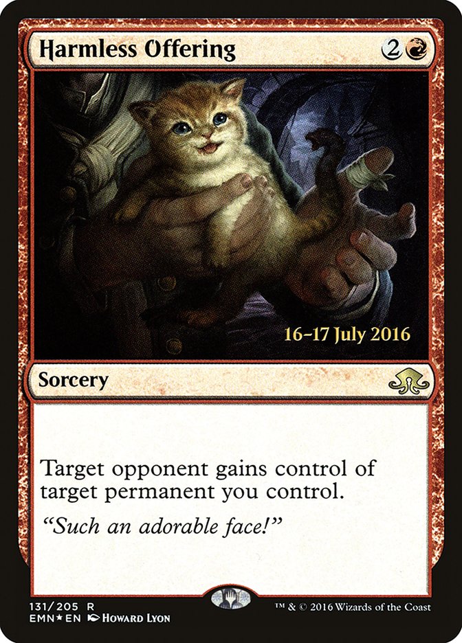 Harmless Offering [Eldritch Moon Prerelease Promos] | Gate City Games LLC