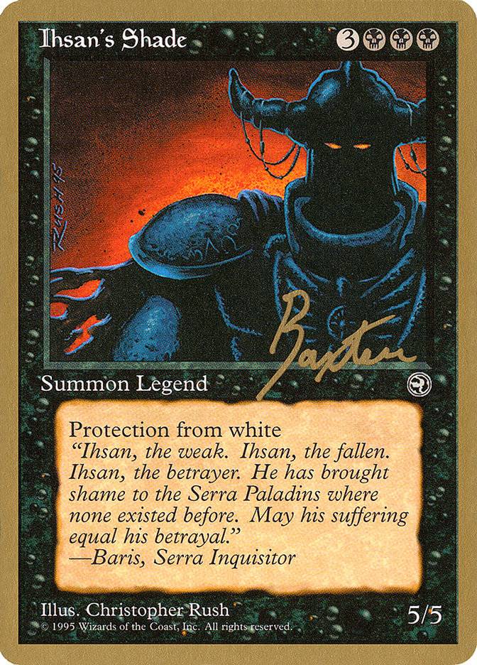 Ihsan's Shade (George Baxter) [Pro Tour Collector Set] | Gate City Games LLC