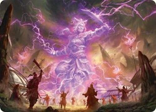 Smile at Death Art Card (4/54) [Tarkir: Dragonstorm Art Series] | Gate City Games LLC