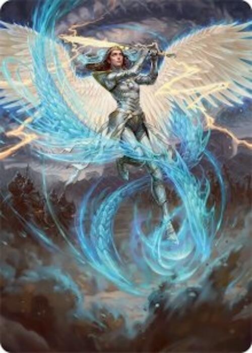 Elspeth, Storm Slayer Art Card (49/54) [Tarkir: Dragonstorm Art Series] | Gate City Games LLC