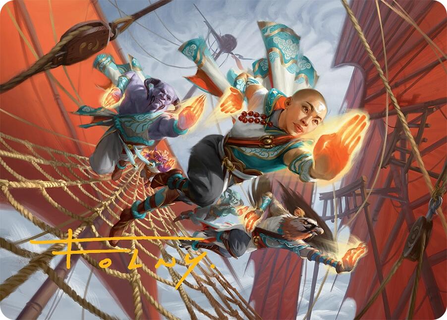 Aligned Heart Art Card (52/54) (Gold-Stamped Signature) [Tarkir: Dragonstorm Art Series] | Gate City Games LLC