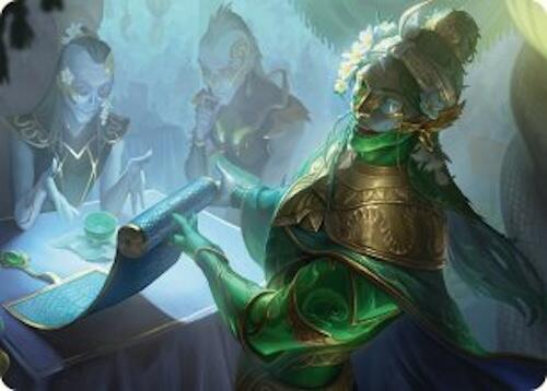 Sibsig Appraiser Art Card (8/54) [Tarkir: Dragonstorm Art Series] | Gate City Games LLC