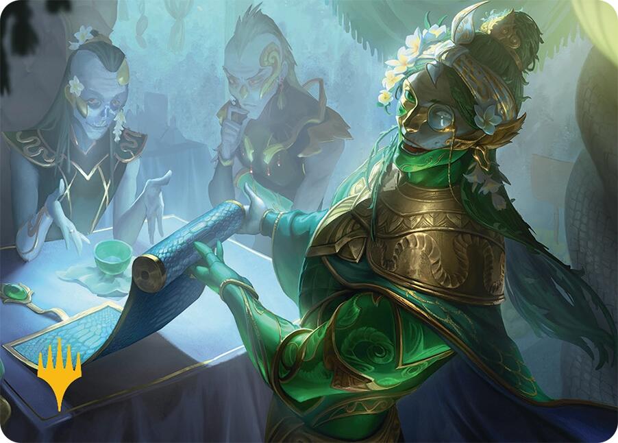 Sibsig Appraiser Art Card (8/54) (Gold-Stamped Signature) [Tarkir: Dragonstorm Art Series] | Gate City Games LLC