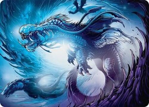 Roiling Dragonstorm Art Card (33/54) [Tarkir: Dragonstorm Art Series] | Gate City Games LLC