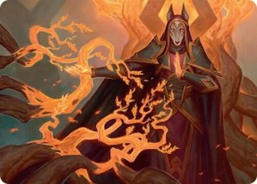 Abzan Devotee Art Card (10/54) [Tarkir: Dragonstorm Art Series] | Gate City Games LLC