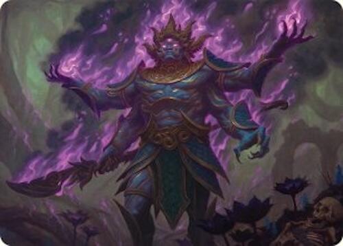 Rot-Curse Rakshasa Art Card (13/54) [Tarkir: Dragonstorm Art Series] | Gate City Games LLC