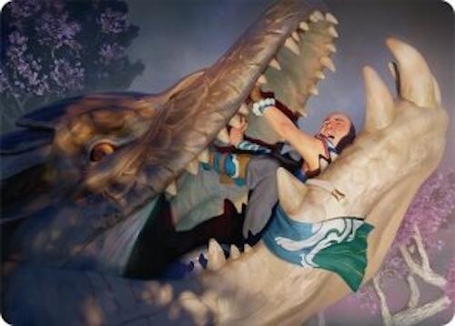 Jaws of Defeat Art Card (53/54) [Tarkir: Dragonstorm Art Series] | Gate City Games LLC