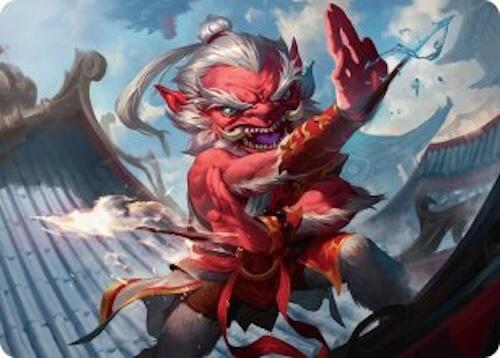 Devoted Duelist Art Card (15/54) [Tarkir: Dragonstorm Art Series] | Gate City Games LLC