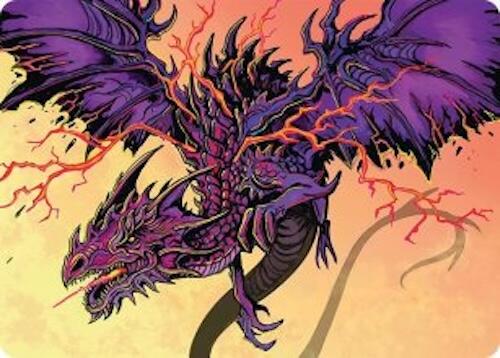 Stormshriek Feral Art Card (35/54) [Tarkir: Dragonstorm Art Series] | Gate City Games LLC