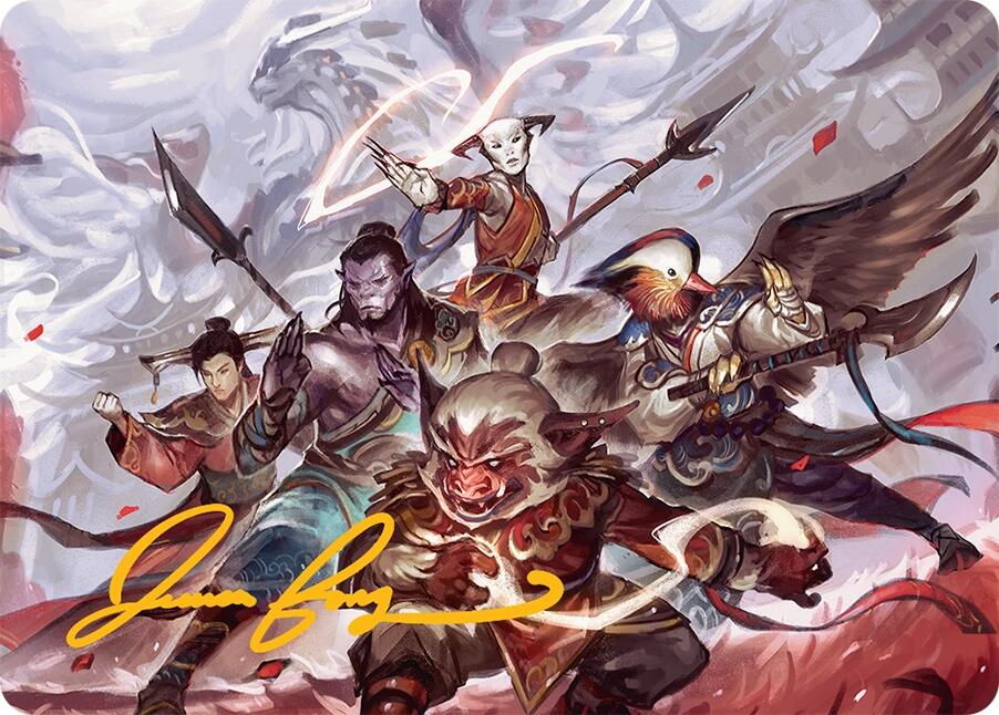 Will of the Jeskai Art Card (54/54) (Gold-Stamped Signature) [Tarkir: Dragonstorm Art Series] | Gate City Games LLC
