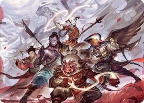 Will of the Jeskai Art Card (54/54) [Tarkir: Dragonstorm Art Series] | Gate City Games LLC