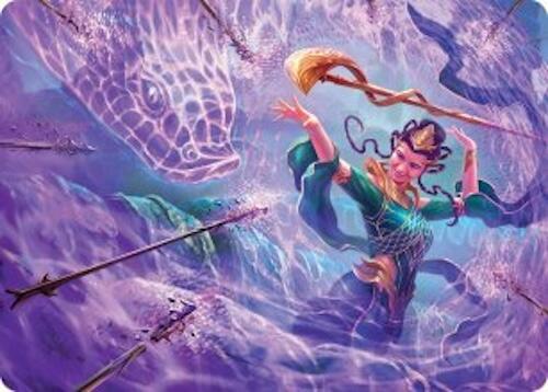 Snakeskin Veil Art Card (19/54) [Tarkir: Dragonstorm Art Series] | Gate City Games LLC