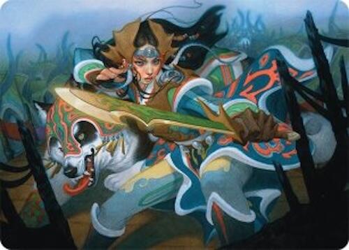 Eshki Dragonclaw Art Card (23/54) [Tarkir: Dragonstorm Art Series] | Gate City Games LLC