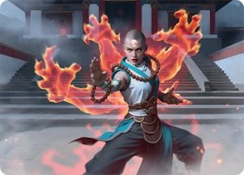 Flamehold Grappler Art Card (24/54) [Tarkir: Dragonstorm Art Series] | Gate City Games LLC