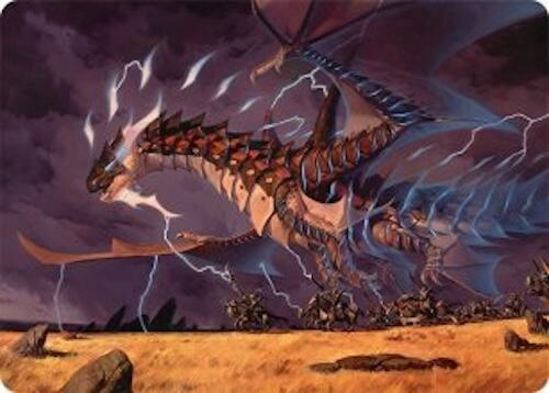 Neriv, Heart of the Storm Art Card (25/54) [Tarkir: Dragonstorm Art Series] | Gate City Games LLC
