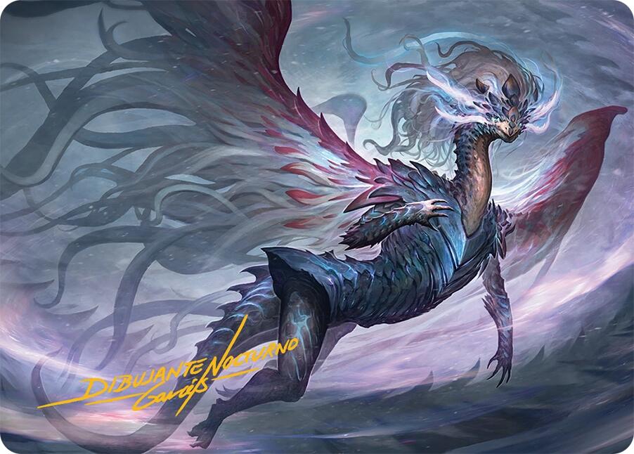 Shiko, Paragon of the Way Art Card (37/54) (Gold-Stamped Signature) [Tarkir: Dragonstorm Art Series] | Gate City Games LLC