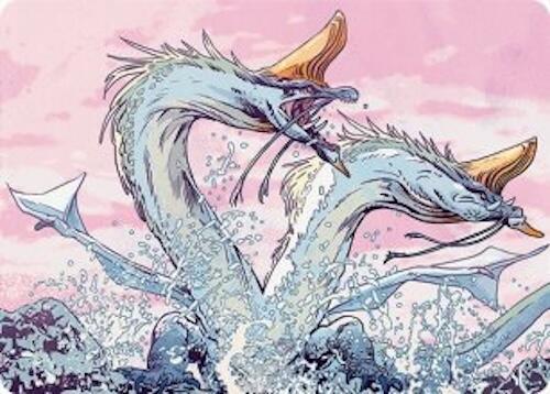 Twinmaw Stormbrood Art Card (39/54) [Tarkir: Dragonstorm Art Series] | Gate City Games LLC