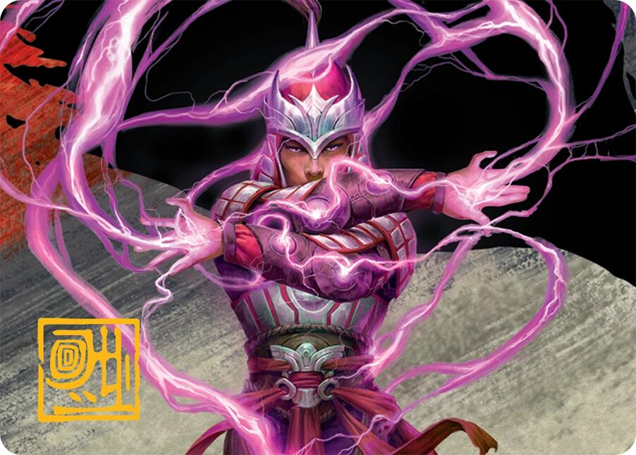 All-Out Assault Art Card (43/54) (Gold-Stamped Signature) [Tarkir: Dragonstorm Art Series] | Gate City Games LLC