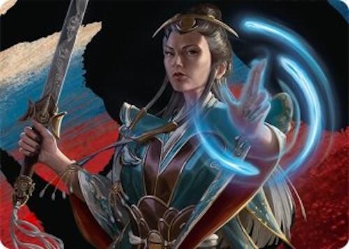 Narset, Jeskai Waymaster Art Card (44/54) [Tarkir: Dragonstorm Art Series] | Gate City Games LLC