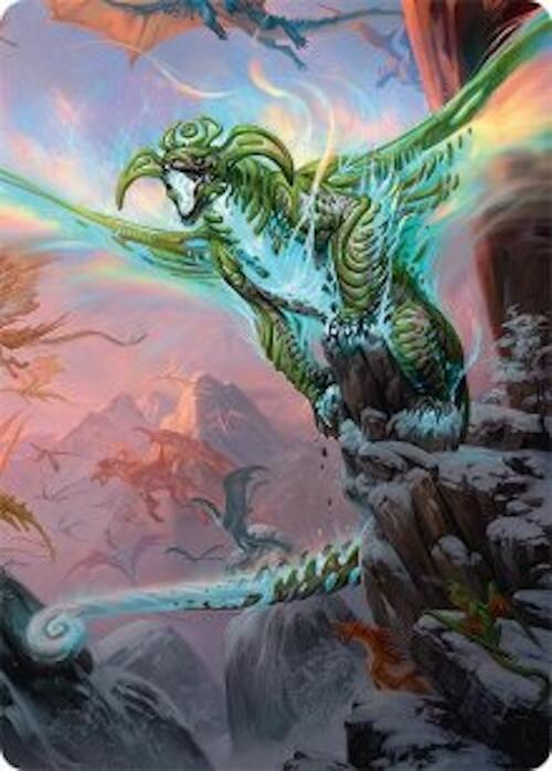 Ureni of the Unwritten Art Card (51/54) [Tarkir: Dragonstorm Art Series] | Gate City Games LLC