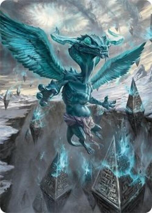 Ugin, Eye of the Storms Art Card (47/54) [Tarkir: Dragonstorm Art Series] | Gate City Games LLC
