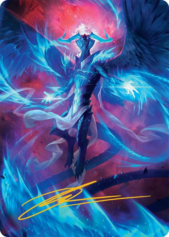 Ugin, Eye of the Storms Art Card (48/54) (Gold-Stamped Signature) [Tarkir: Dragonstorm Art Series] | Gate City Games LLC