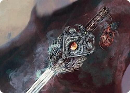 Dragonfire Blade Art Card (40/54) [Tarkir: Dragonstorm Art Series] | Gate City Games LLC
