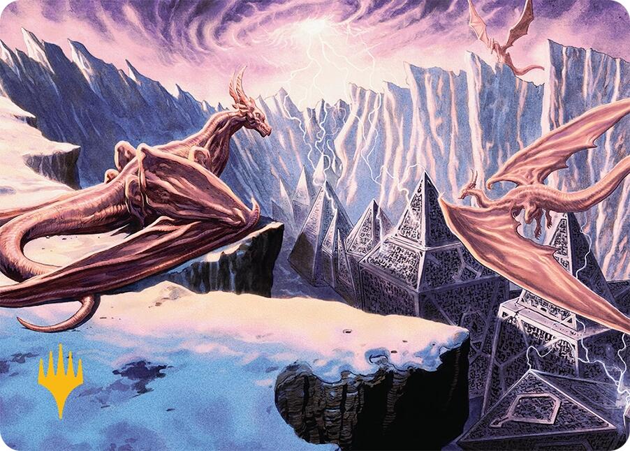 Maelstrom of the Spirit Dragon (42/54) (Gold-Stamped) [Tarkir: Dragonstorm Art Series] | Gate City Games LLC