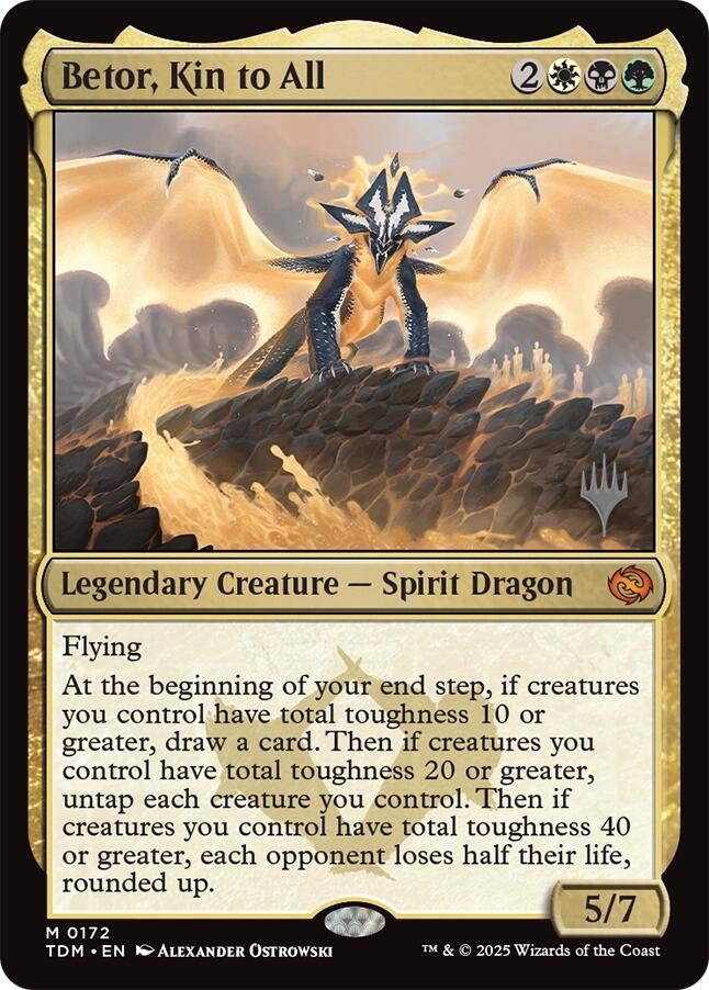 Betor, Kin to All [Tarkir: Dragonstorm Promos] | Gate City Games LLC