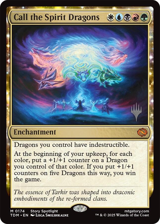 Call the Spirit Dragons [Tarkir: Dragonstorm Promos] | Gate City Games LLC