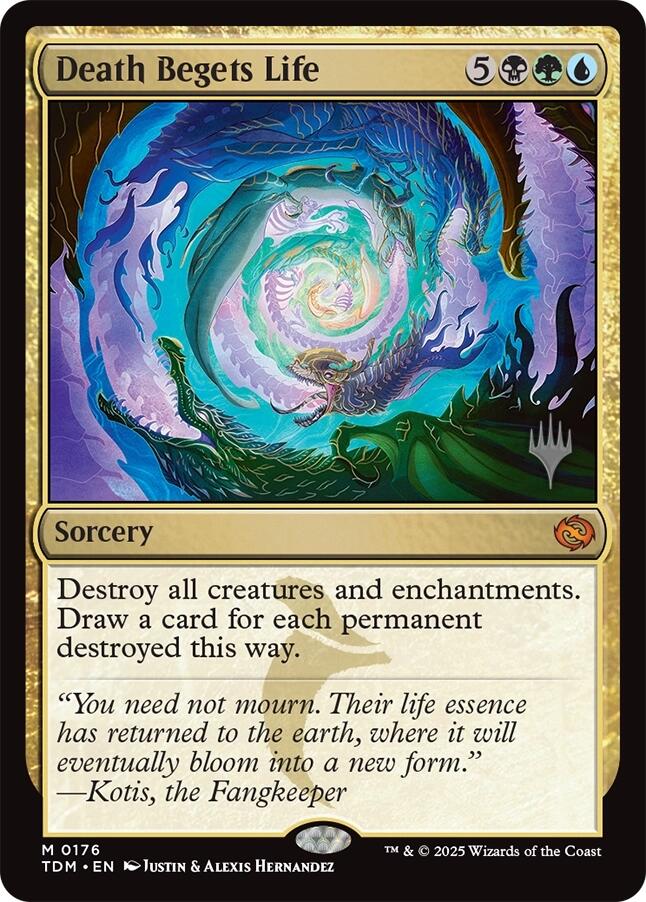Death Begets Life [Tarkir: Dragonstorm Promos] | Gate City Games LLC
