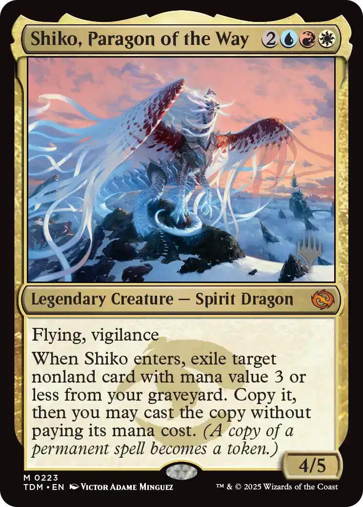 Shiko, Paragon of the Way [Tarkir: Dragonstorm Promos] | Gate City Games LLC