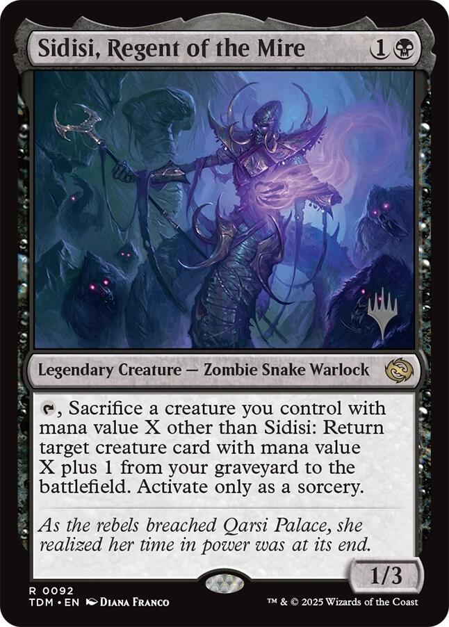 Sidisi, Regent of the Mire [Tarkir: Dragonstorm Promos] | Gate City Games LLC