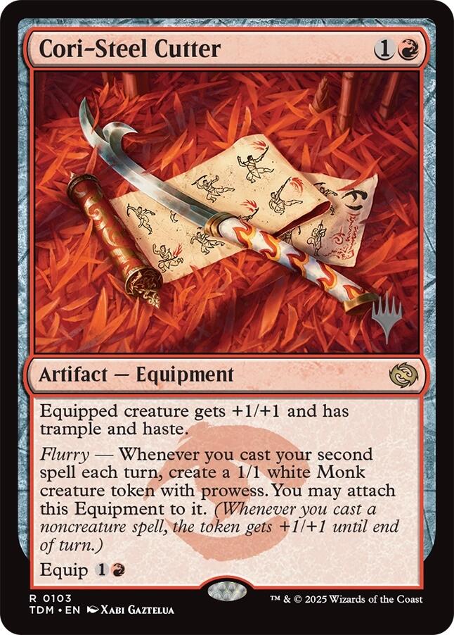 Cori-Steel Cutter [Tarkir: Dragonstorm Promos] | Gate City Games LLC