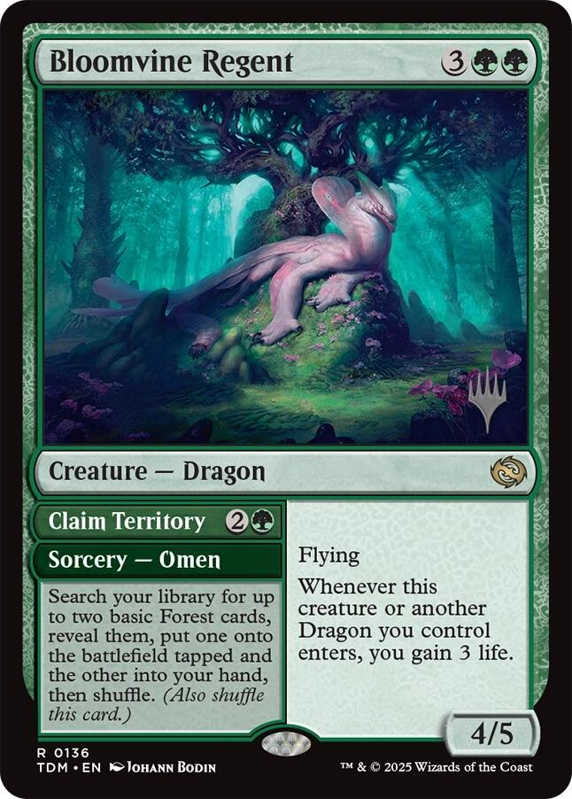 Bloomvine Regent [Tarkir: Dragonstorm Promos] | Gate City Games LLC