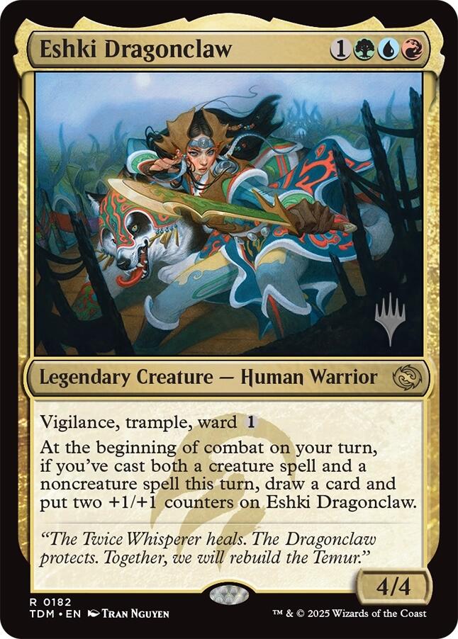 Eshki Dragonclaw [Tarkir: Dragonstorm Promos] | Gate City Games LLC