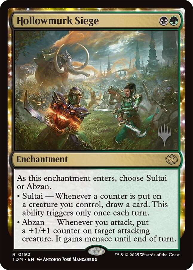 Hollowmurk Siege [Tarkir: Dragonstorm Promos] | Gate City Games LLC
