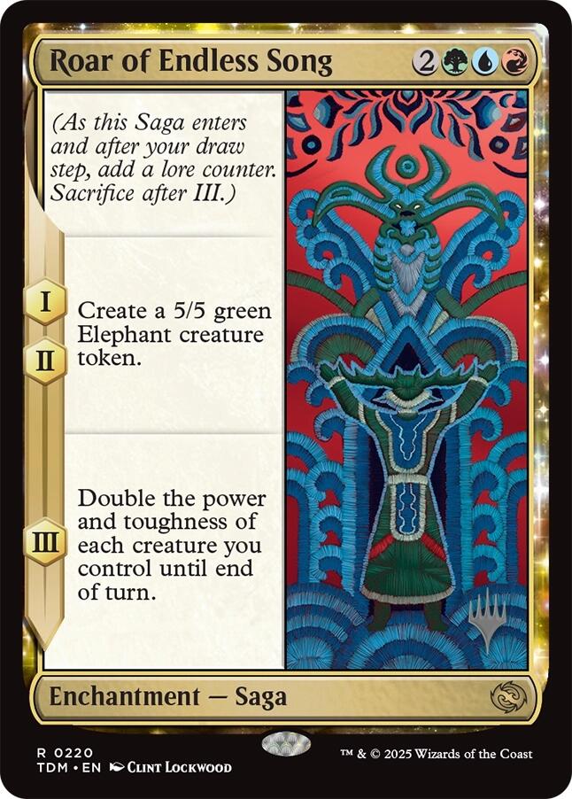 Roar of Endless Song [Tarkir: Dragonstorm Promos] | Gate City Games LLC