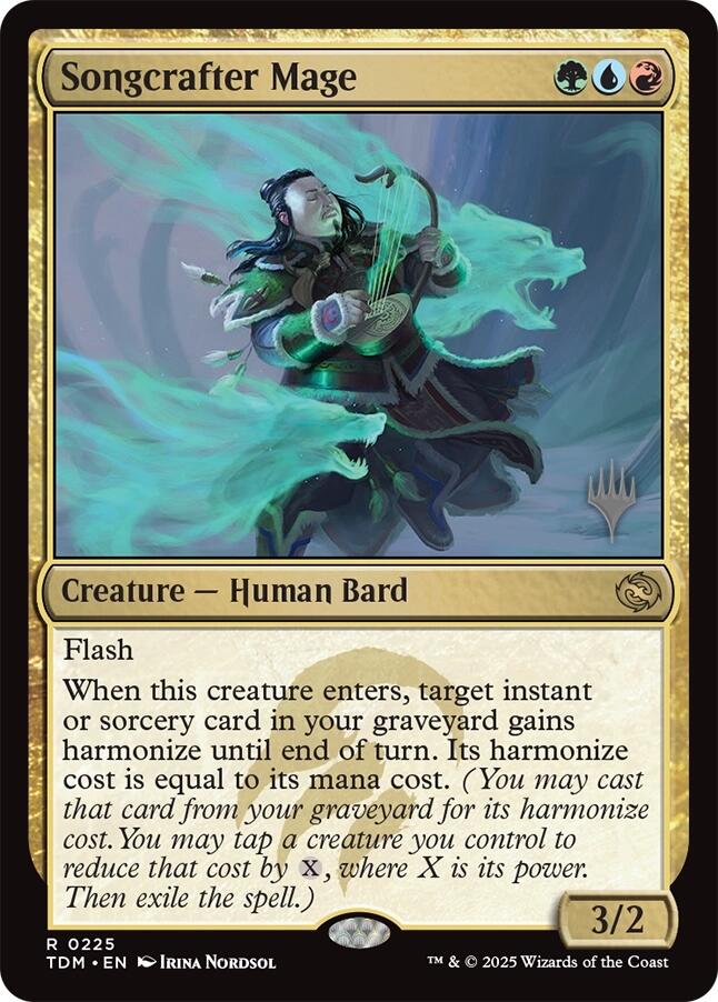 Songcrafter Mage [Tarkir: Dragonstorm Promos] | Gate City Games LLC