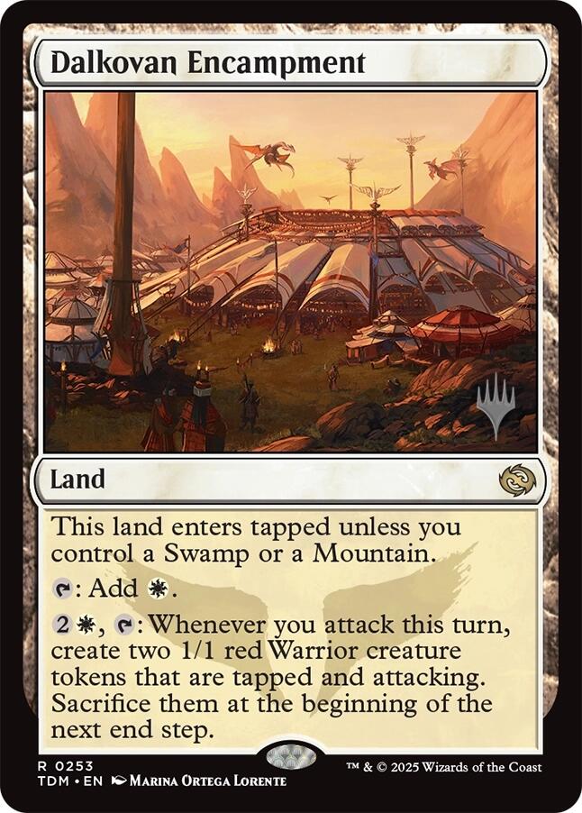 Dalkovan Encampment [Tarkir: Dragonstorm Promos] | Gate City Games LLC